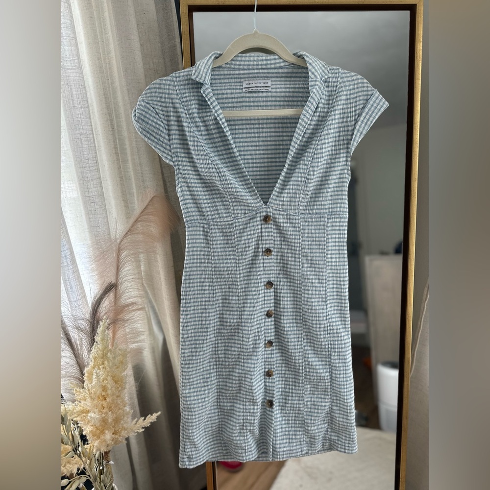 Gingham mini dress